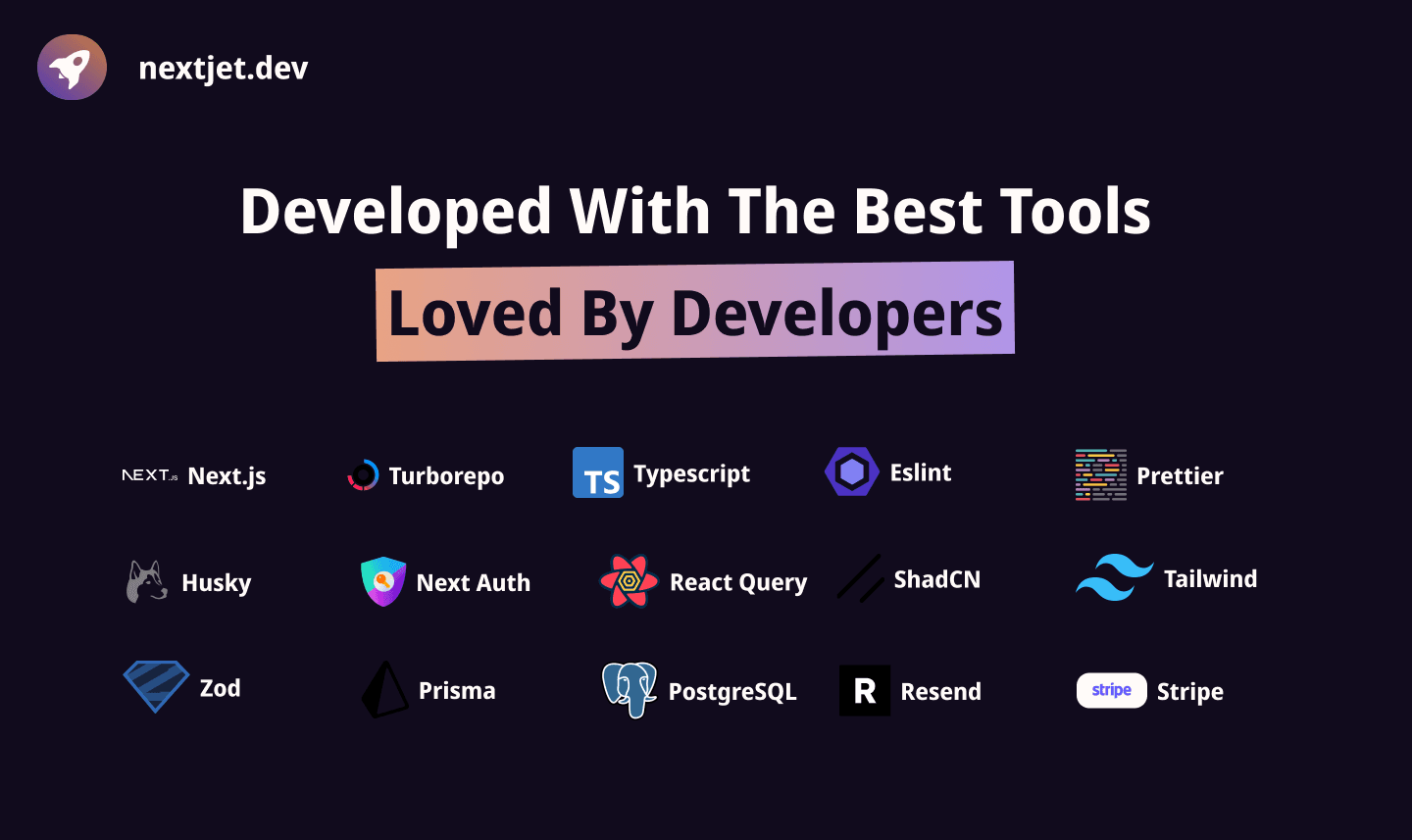 NextJet tech stack